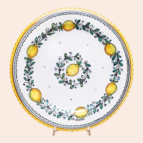 SET OF DINNER PLATES/CHARGERS CM.32D. LIMONCINI